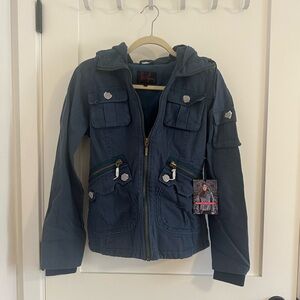 Twilight ASO Bella swan jack bb Dakota lake blue cargo jacket NWT
